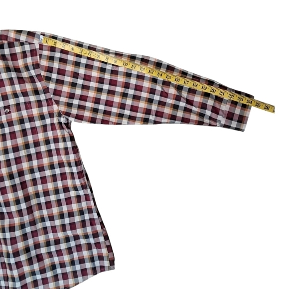 Orvis Button Down Shirt Men’s XL Blue Red Plaid 100% Cotton Classic Fit - Picture 7 of 9